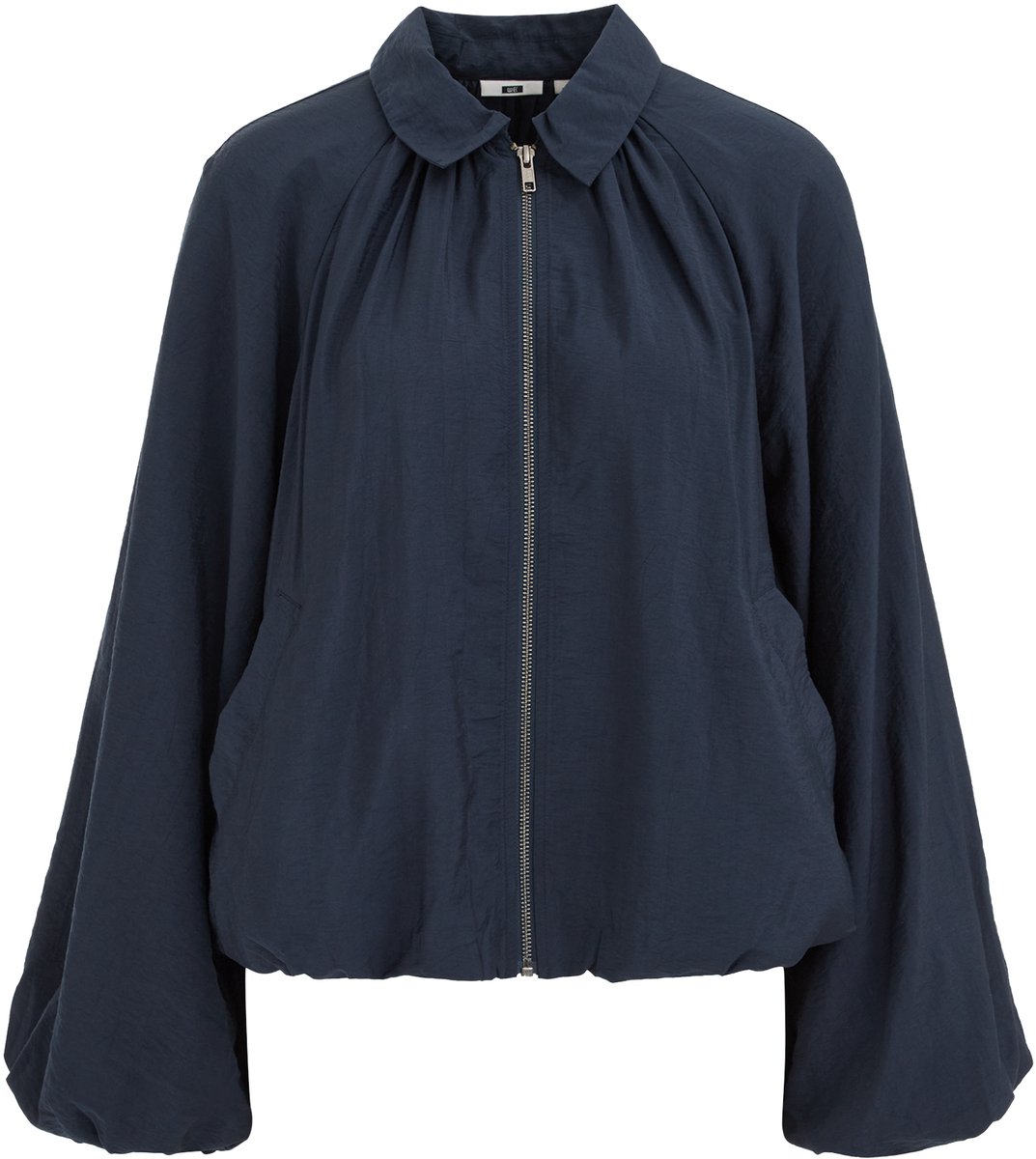WE Fashion Dames jack met ballonmouw en rits