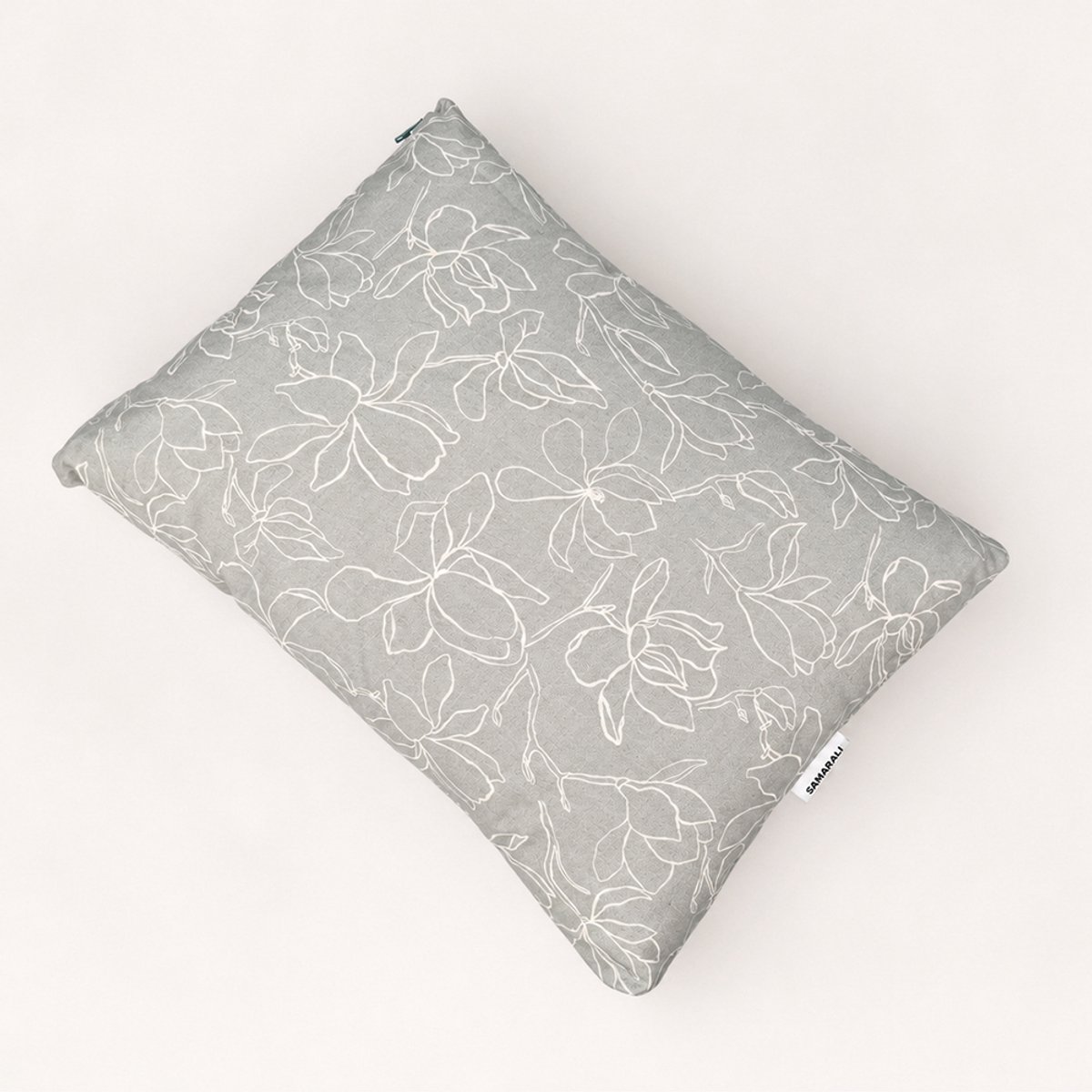 Samarali Savasana kussen Quite luxury – yogakussen en nekkussen – GOTS-gecertificeerd biologisch katoen, meditatiekussen met kapok vulling, 40x30x4.5 cm
