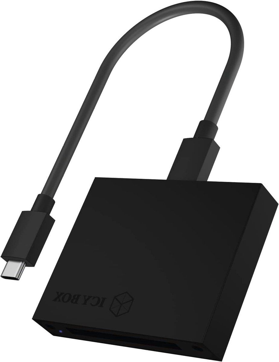CFast Kaartlezer - CompactFlash Lezer - Bestanden Overzetten - USB 3.1 Gen 2 - 5.3 x 6.5 x 1.5 cm