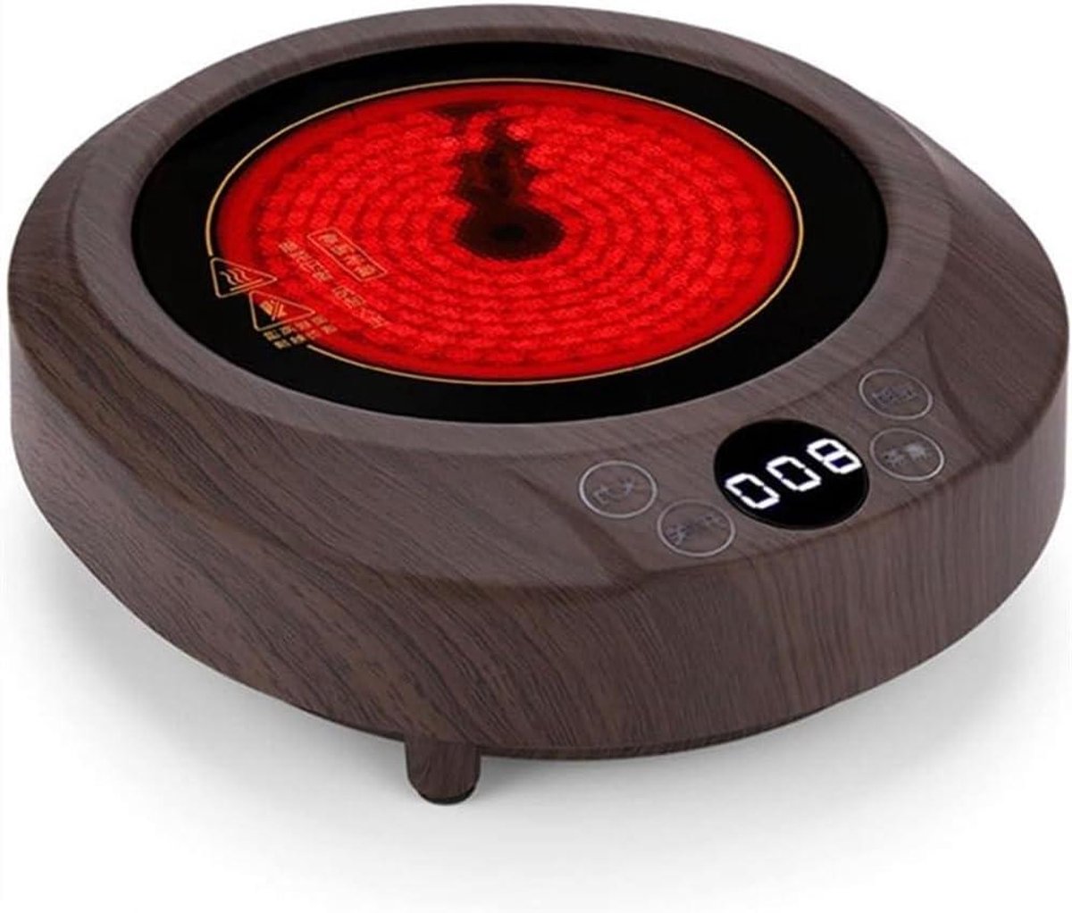 Elektrische Kookplaat - Theemaker Kooktoestel - Thee Zetten - Veiligheid en Explosiebestendig - 20.5 cm diameter - Zwart