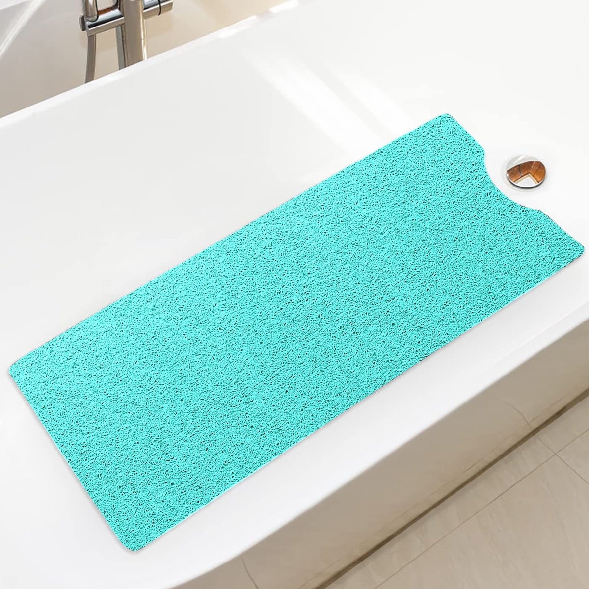 Dailygoods - Antislip Douchemattenset 100 x 40 cm, Groene Rubber