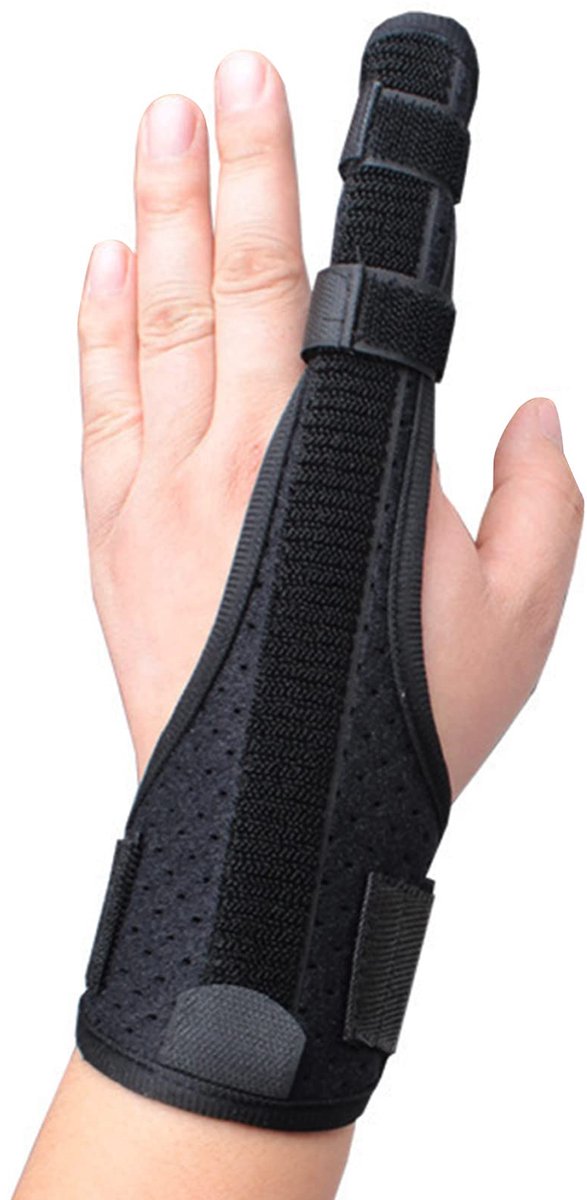Dailygoods- Vingerbrace Verstelbaar - Duimspalk Rechts/Links - Aluminium - Ergonomisch Ontwerp - Comfortabele Ondersteuning - Vingerpijnverlichting