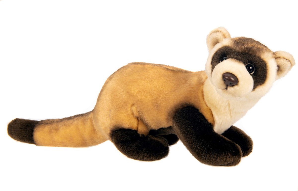 Dailygoods - Pluche Fret - 40 cm - Knuffeldier voor Kinderen en Volwassenen