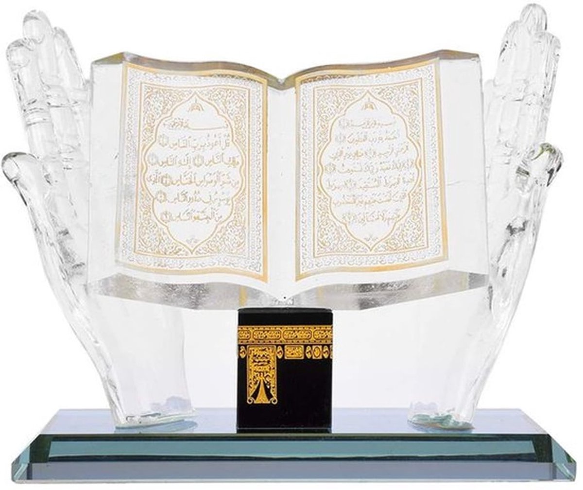 - Moslim Crystal Collectible Beeldjes - Kristal Decoratief Model - Helder - Ambachten Souvenirs - Uniek en Delicaat - Voor Thuisdecoratie