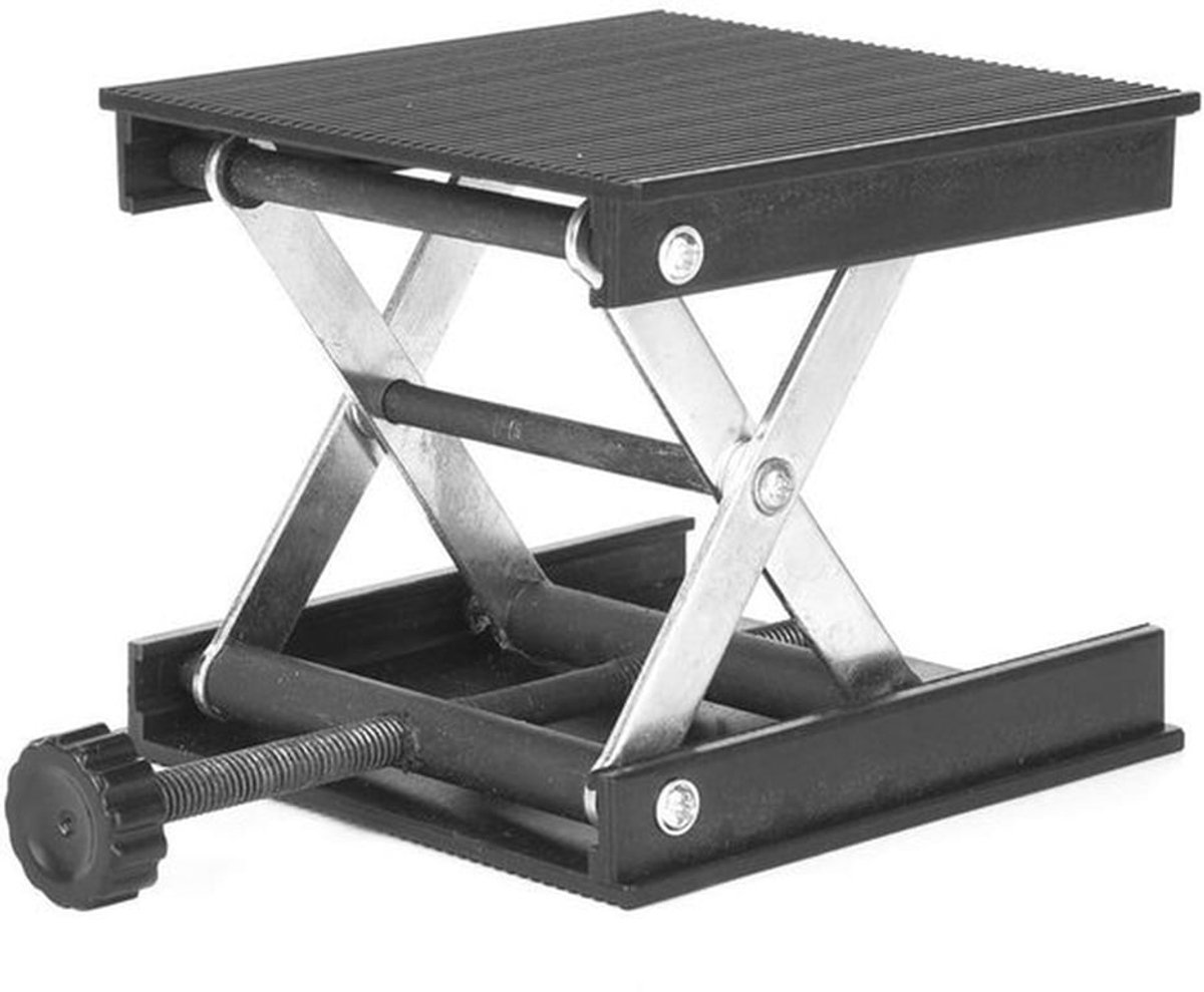 Liftplatform 90x90mm - Laboratorium hefstand metaal en kunststof