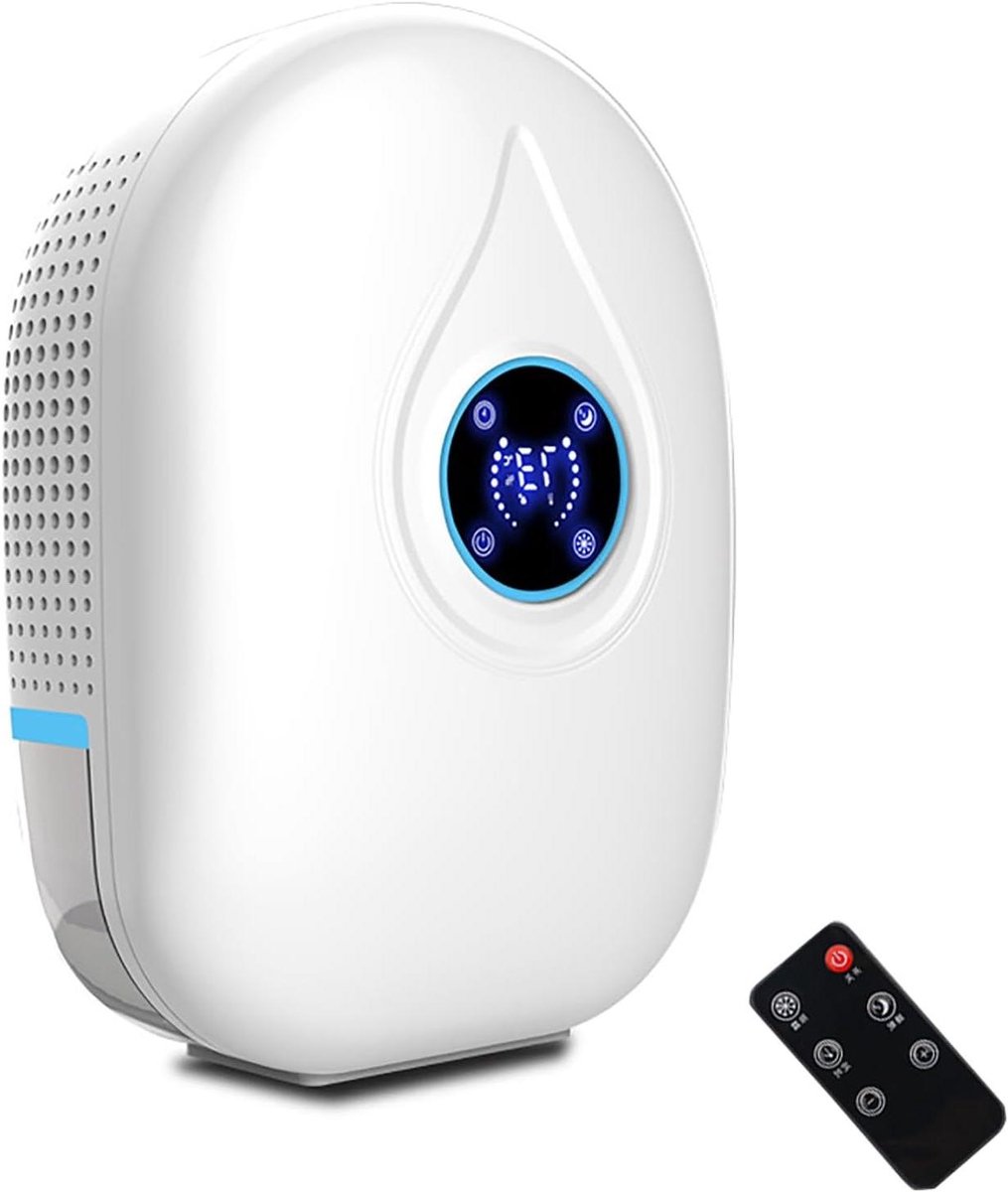 Luchtontvochtiger - Vochtvreter Apparaat - Schimmel Voorkomen - Automatische Uitschakeling - 500 ml - Blauw