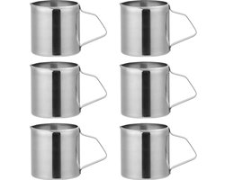 Dailygoods - Set van 6 Melkkannen - Ideaal voor Espresso en Frothing