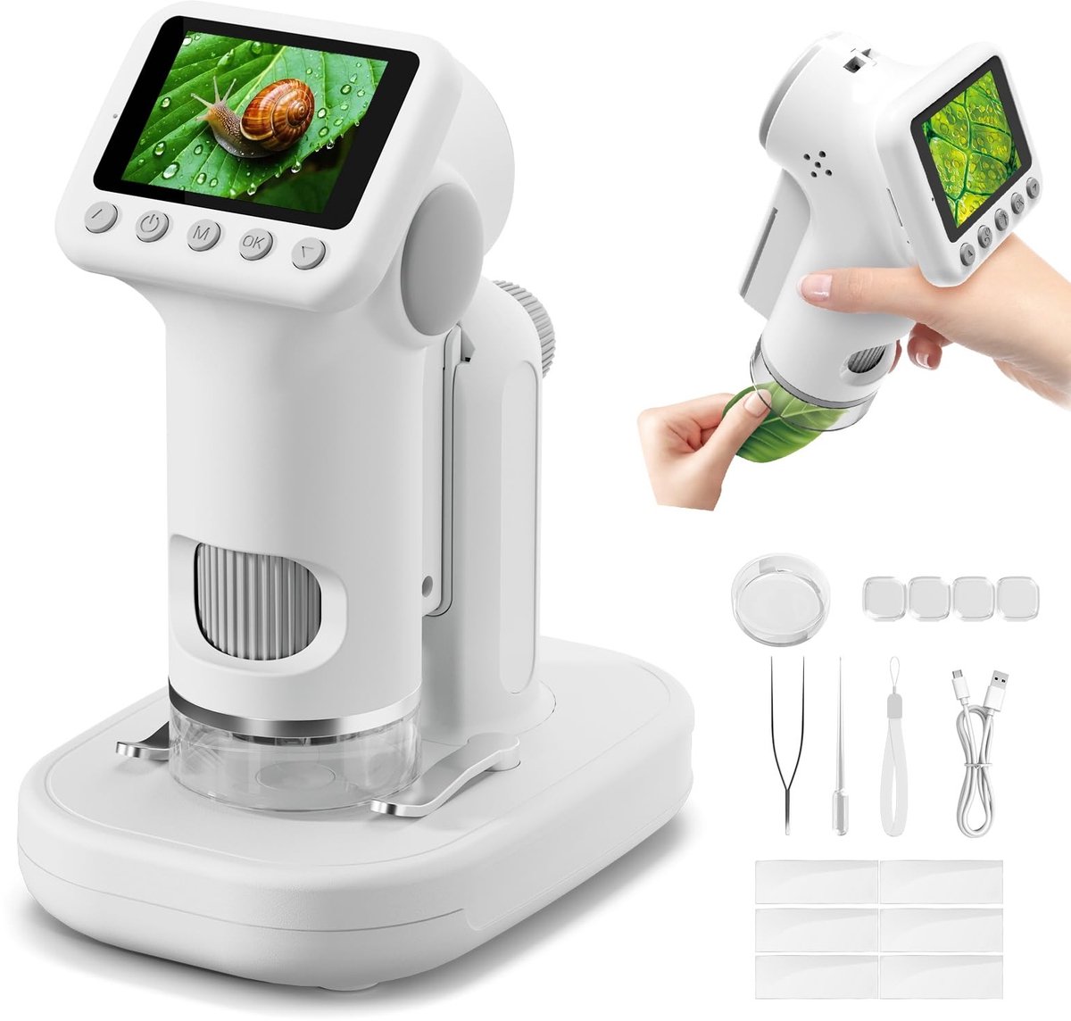 Dailygoods - Digitale Microscoop voor Kinderen - 2.0 Inch Scherm