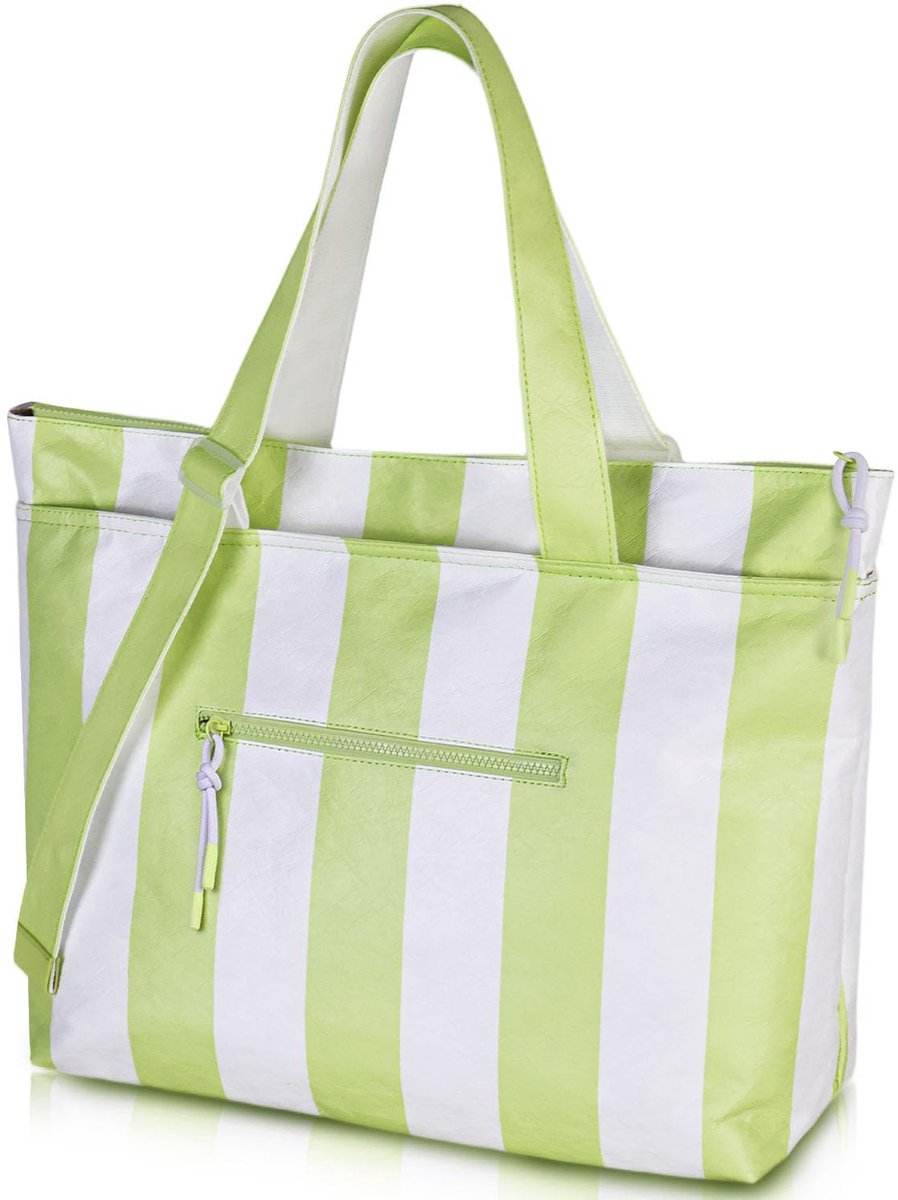 Dailygoods- Strandtas Waterdicht - Grote Tote Bag - Dupont Tyvek - Lichtgewicht - Scheurbestendig - Natte Zak