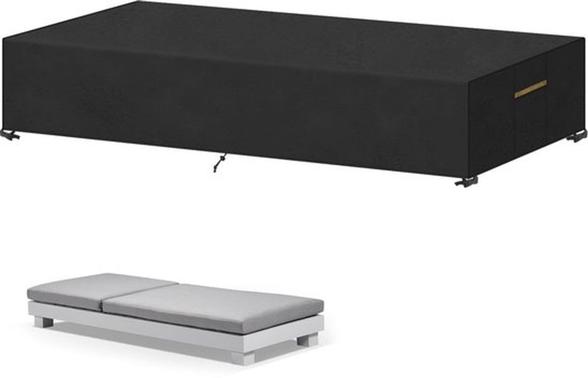 Beschermhoes Waterdicht - Afdekzeil Ligstoel - Tuinligstoel - Winddicht - Scheurbestendig - 210 x 75 x 30 cm - Tuinmeubelhoes