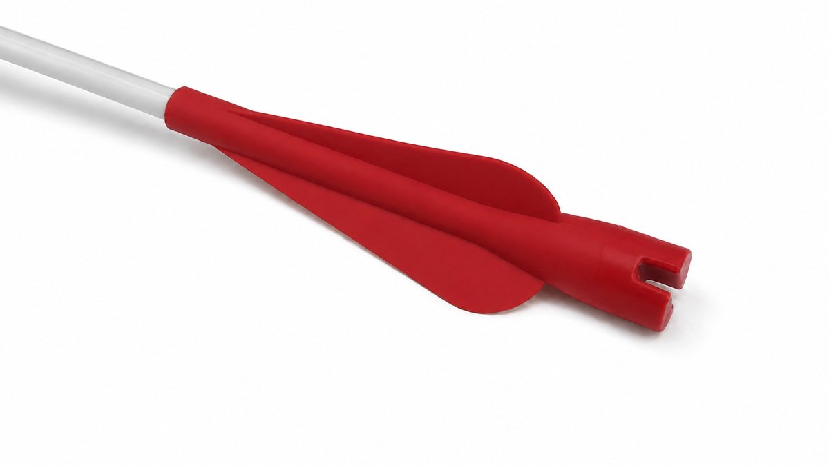 FaceTheAction Archery Tag Pijlen Voor Kinderen - Set Van 10 - Korte Veiligheidspijlen 57 cm- Zachte Veiligheidsdoppen