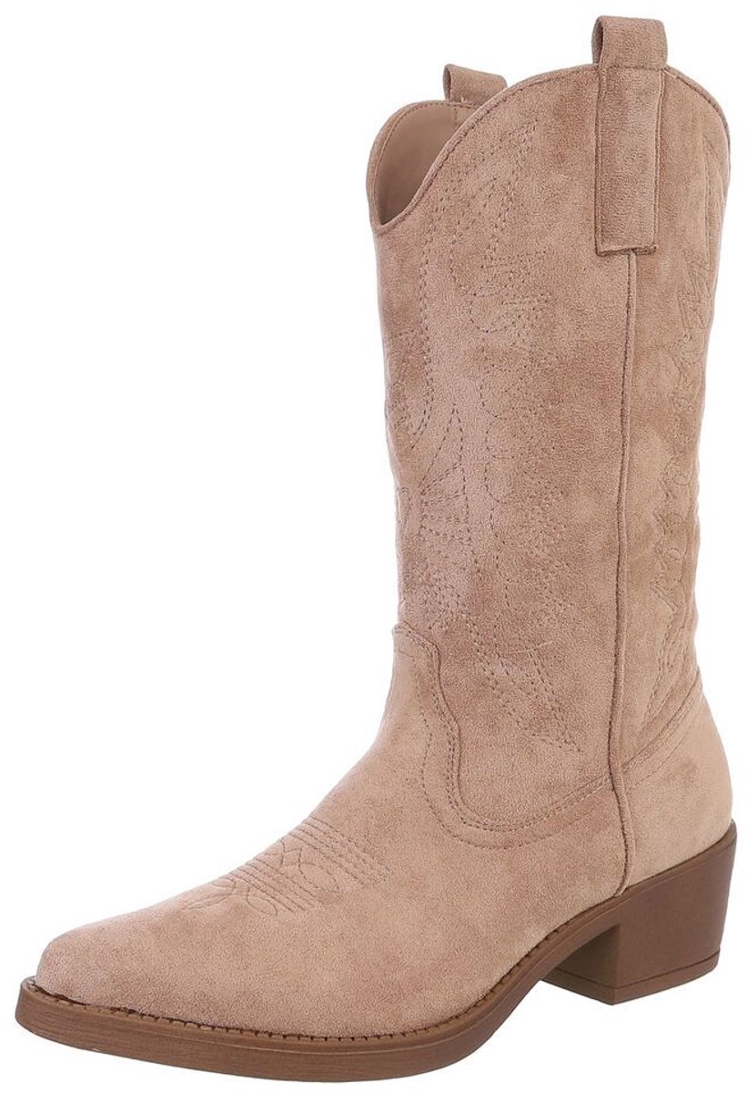 Dames cowboylaars - hoge schacht - casual gebruik Mt:37