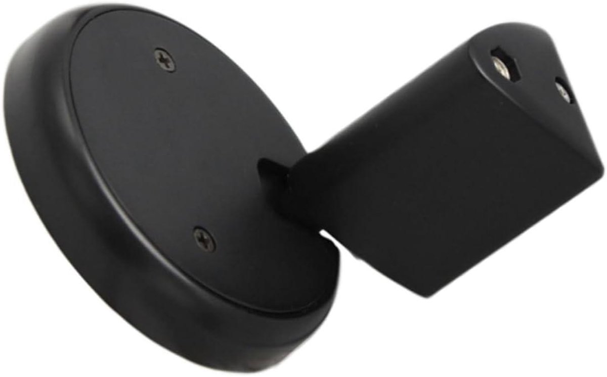 Vloerdeurstopper - Deurhouder Deurbeschermer - Deuren Beveiligen - Wigvormige Bodem - 6.60x6.60x5.10cm - Zwart