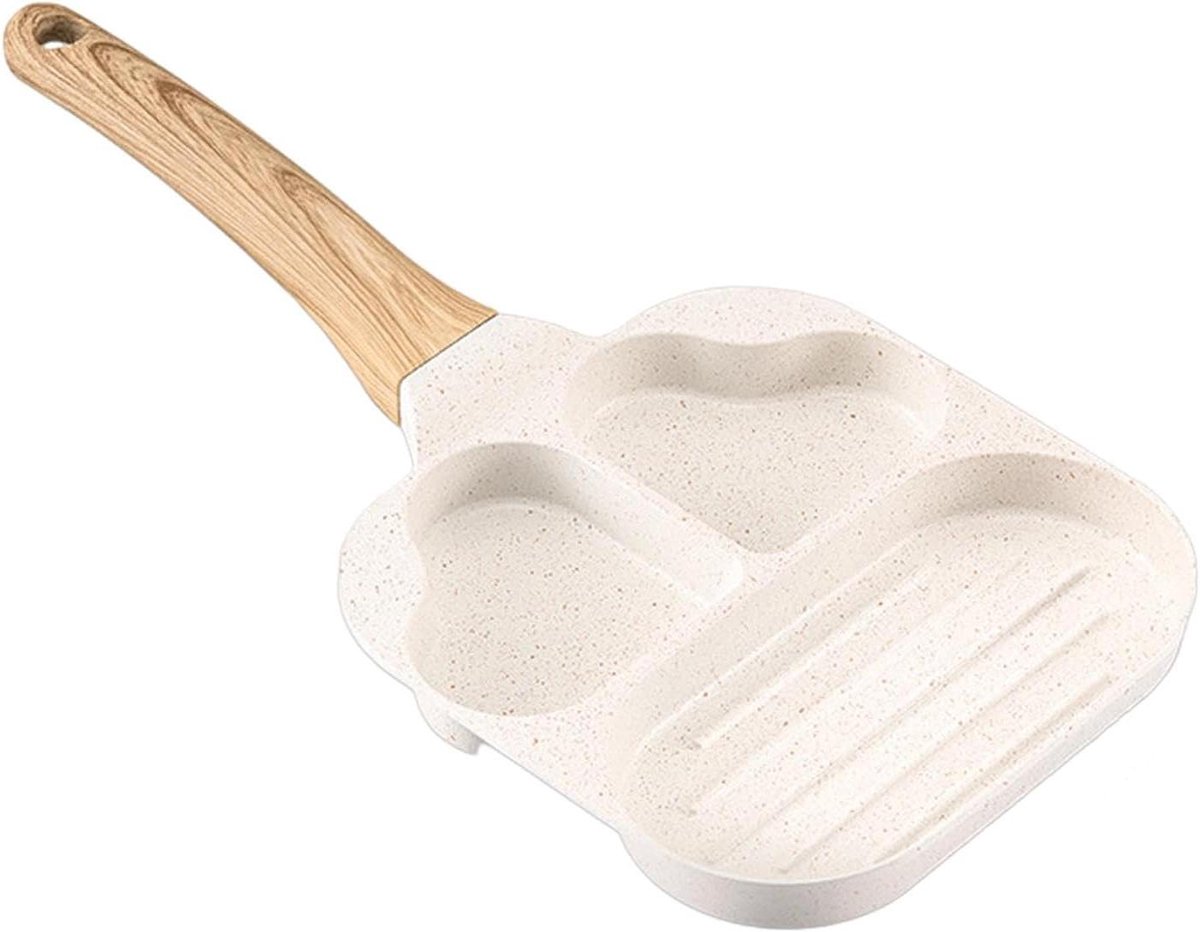 Eierpan - Omeletpan Pannenkoekenpan - Ontbijt Koken - Vierkante Vakken - Niet gespecificeerd - Meerkleurig