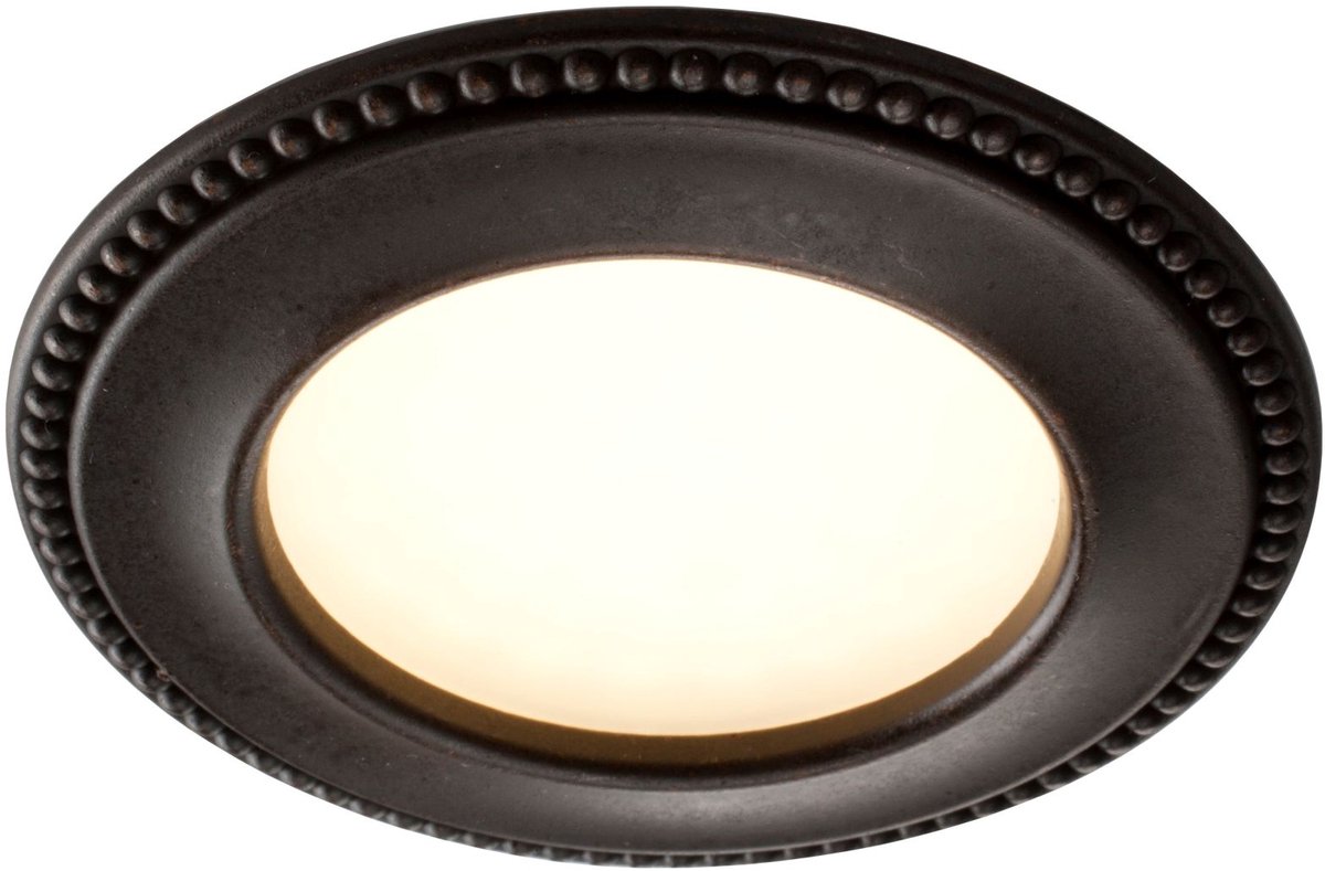 Domus Line LED In-/opbouwverlichting PERL D-MOTION (Inbouw-Ø 68 mm, 12V, 3W, 2700–6000 K, Micro12, bruin antiek) van SOTECH