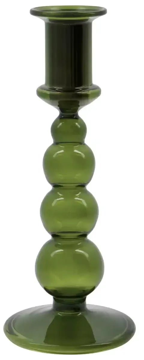 House Doctor Kandelaar Vidro groen glas 19cm [gid://shopify/Metaobject/303100625231]