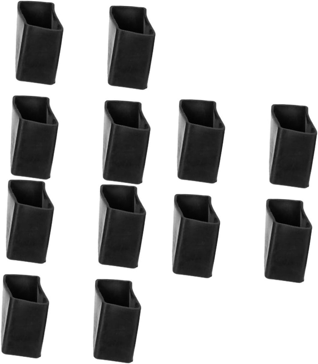 Ladder Voetkussens - Antislip Pads - Vloer Beschermen - Duurzaam Rubber - 3.5x2.5cm - Zwart