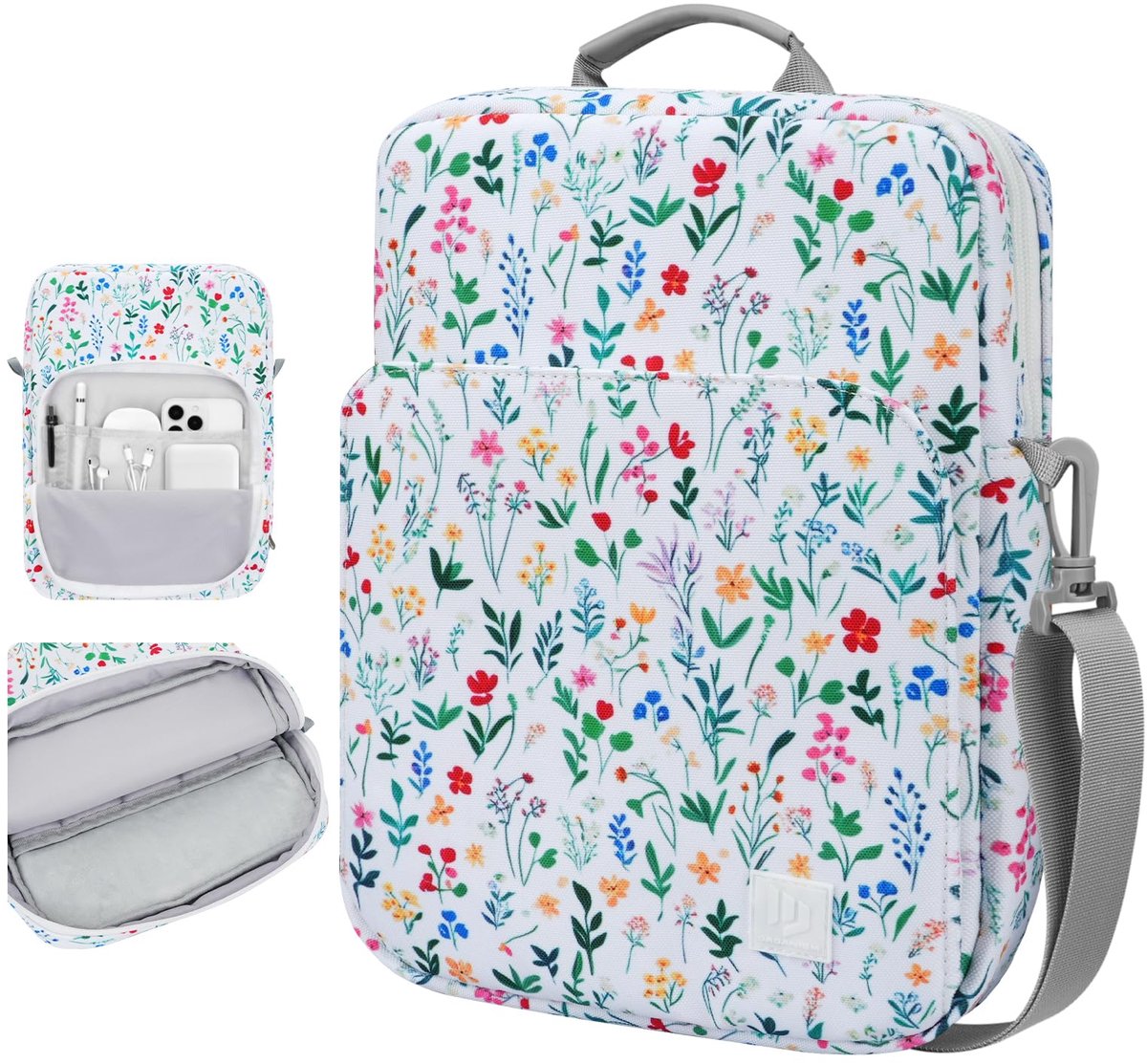 SnelShoppen - Dadanism 9-11 inch tablettas met schouderriem en handgreep voor iPad en Galaxy Tab - Ideaal voor onderweg, duurzaam materiaal, geschikt
