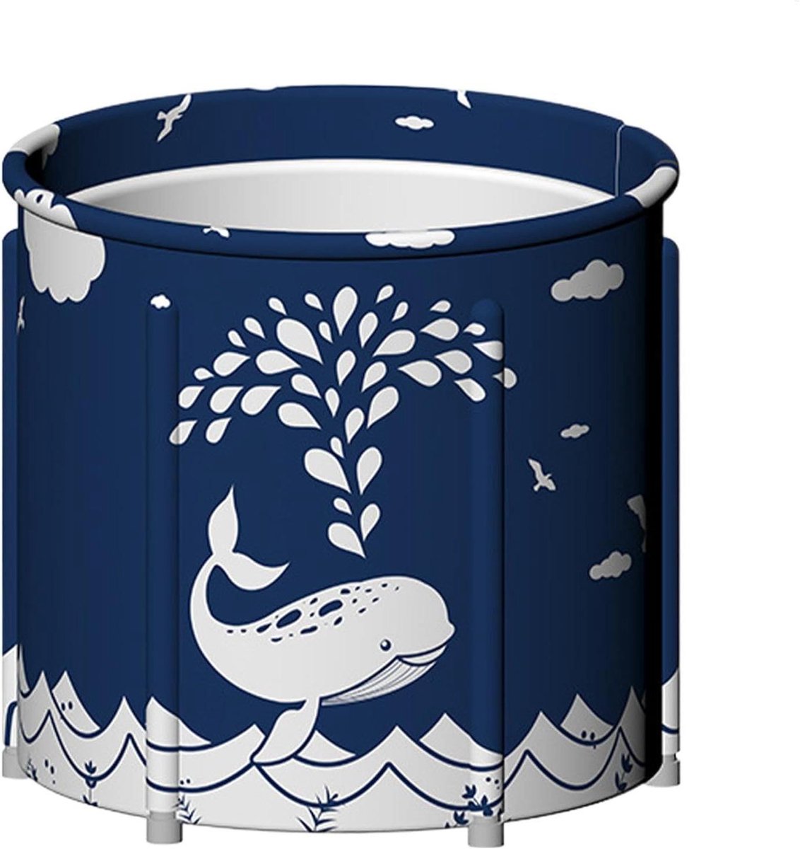 Draagbare Opvouwbare Badkuip - Opklapbaar Bad Volwassenen - Ontspanning Thuis - Grote Capaciteit 120L - 70 x 65 cm - Multicolor