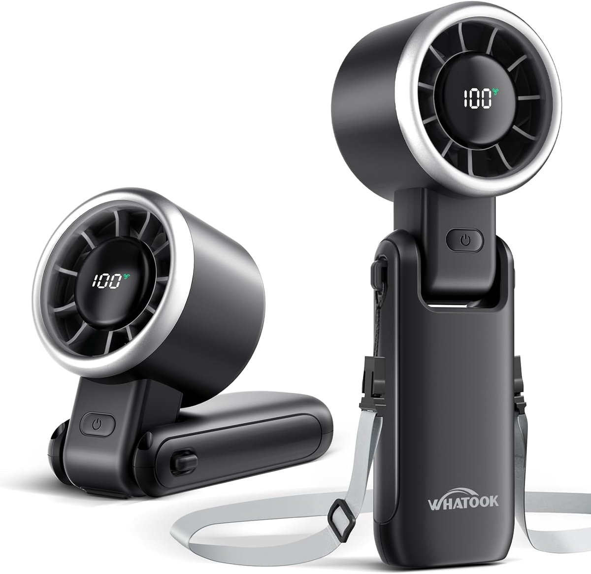 SnelShoppen - Draagbare Mini-USB Ventilator met 5 Snelheden, Verstelbaar, Krachtige Luchtstroom, Ideaal voor Kantoor, Buiten, Reizen, Compact en Licht