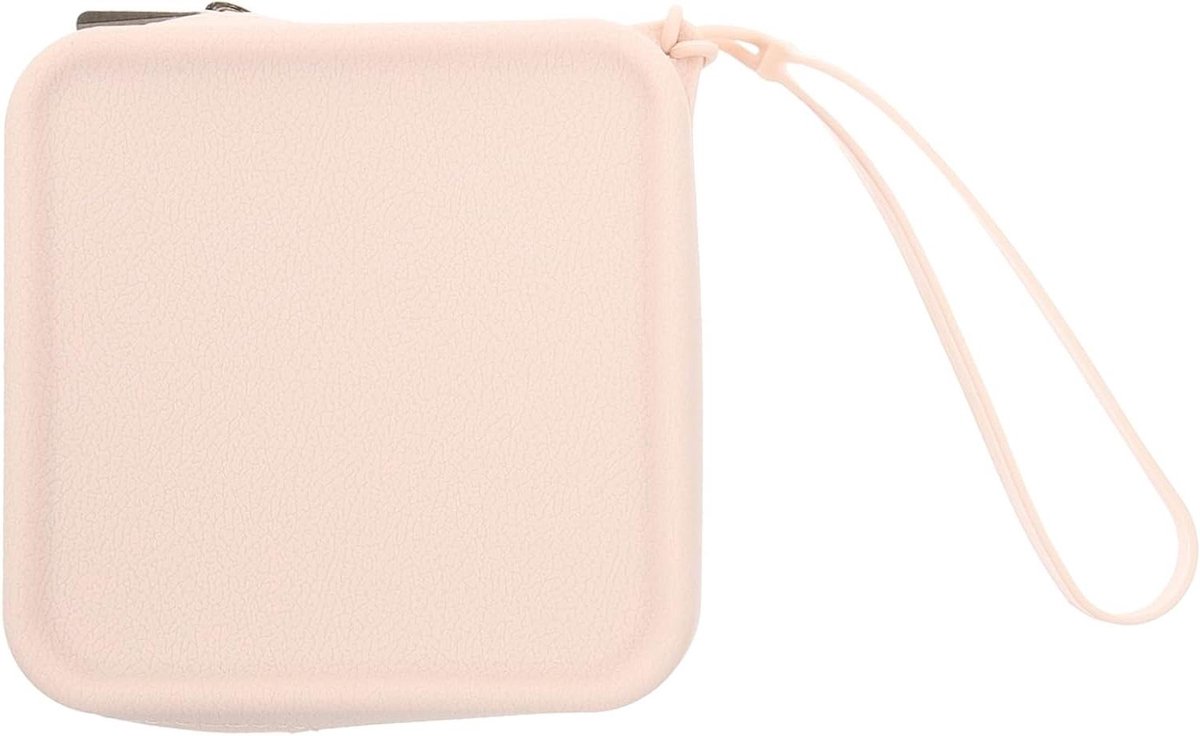 Sanitaire Pad Tasje - Menstruatie Pouch - Hygiënisch Opbergen - Zacht Siliconen Materiaal - 10 x 10 x 3.5 cm