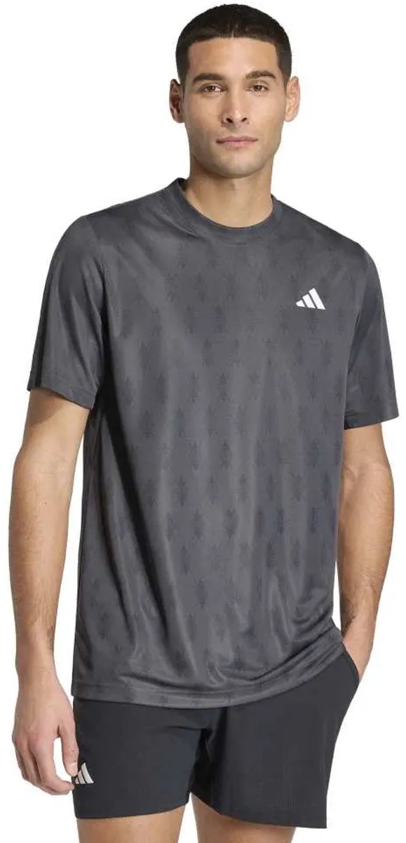 Adidas Club Graph T-shirt Met Korte Mouwen Man Zwart