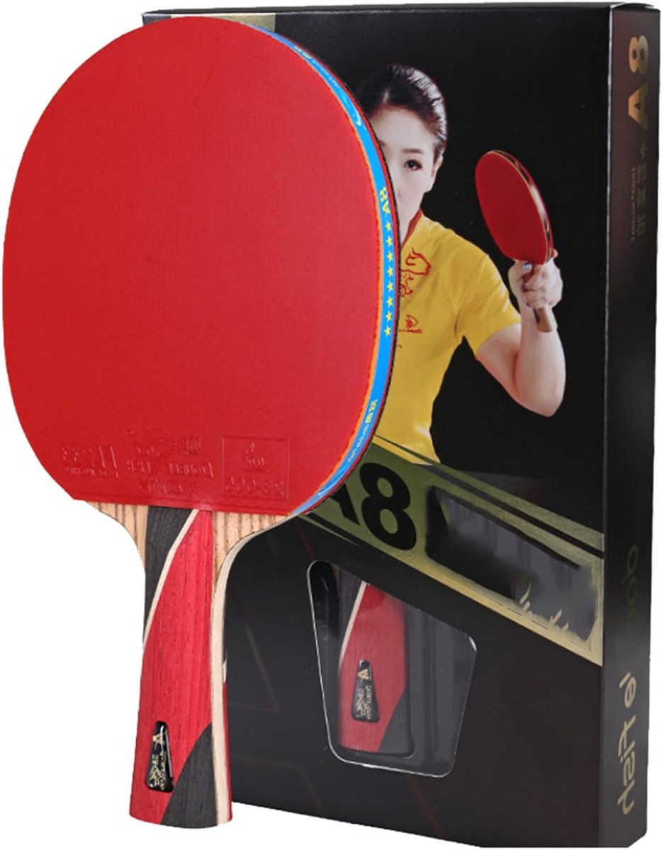 Tafeltennisracket - Pingpongbat Sportracket - Competitief Spelen - 3+2c Carbon Bodemplaat - 175g - Niet gespecificeerd