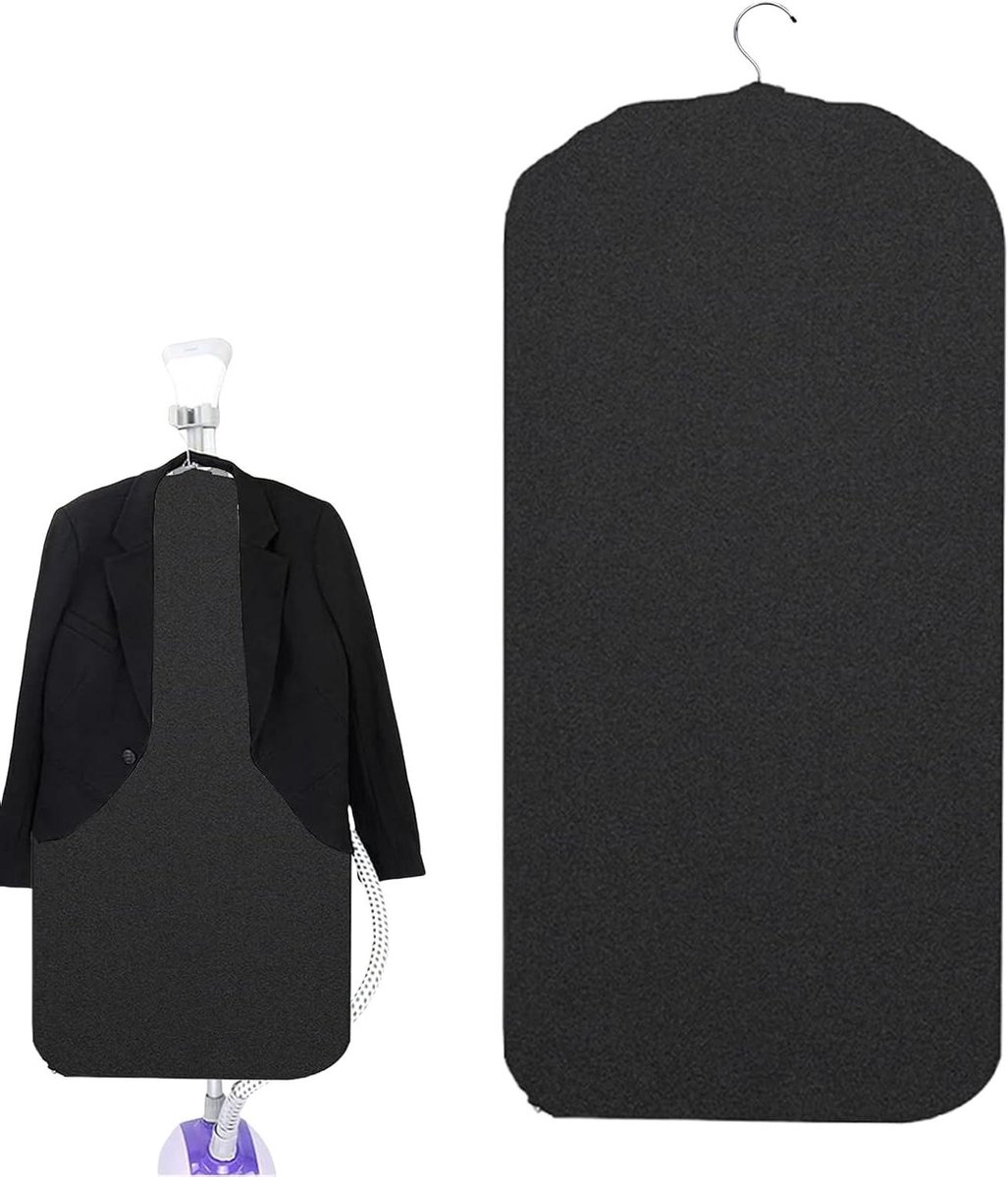 Strijkmat Kleding - Stoomkussen Onderlegger - Efficiënt Strijken - Draaibare Haak - 40 x 45 cm - Grijs