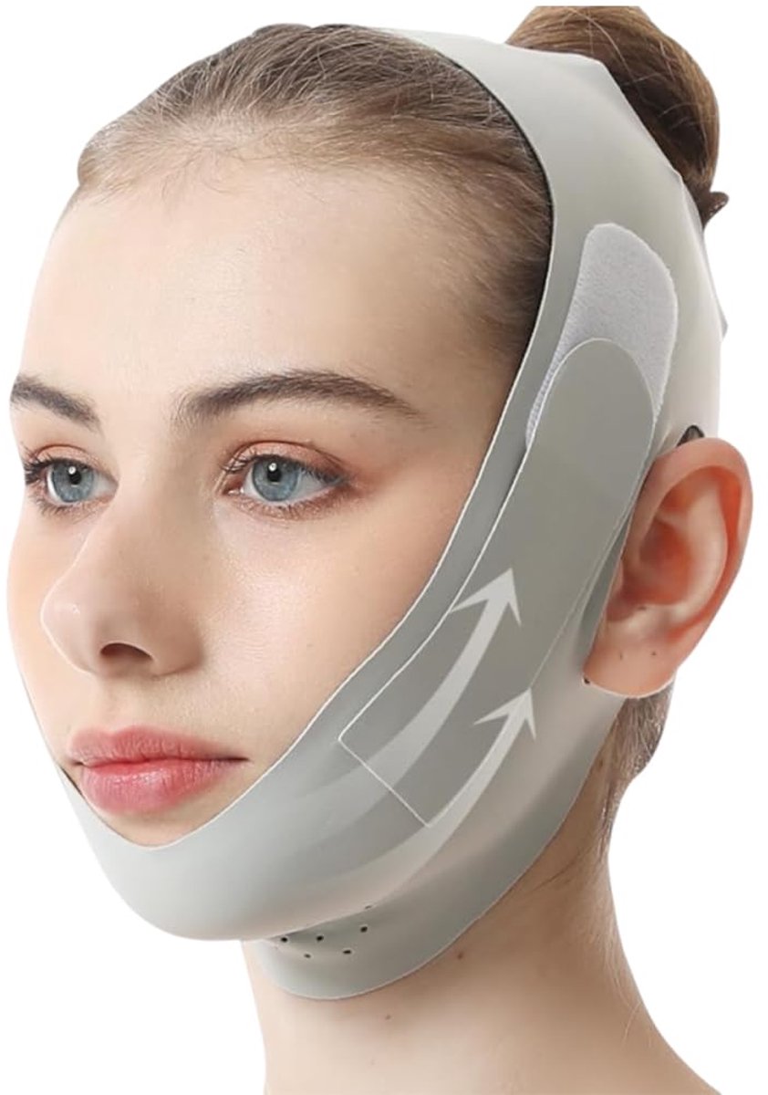 Dailygoods - Herbruikbaar V-Lijn Masker - Voor Dubbele Kin en Gevoelige Huid