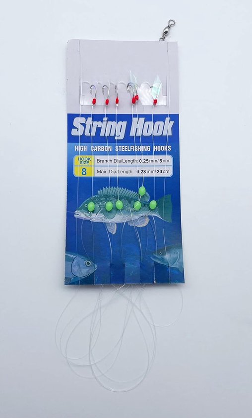 Sabiki Rigs - Vislijnen Lures - Zeevissen - Verschillende Systemen - 22 Stuks - Assorti — afbeelding 2
