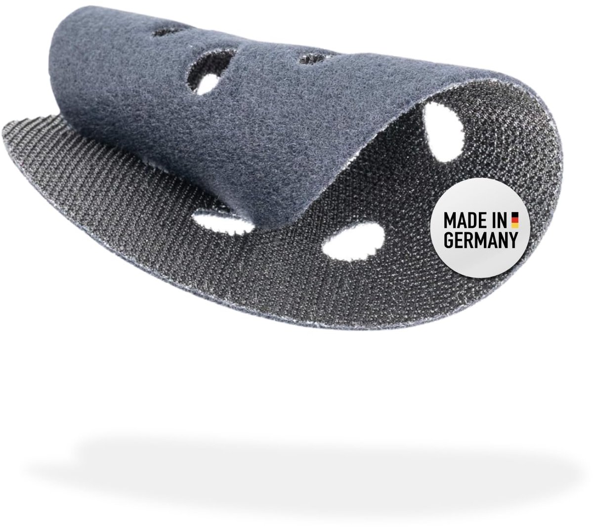 Dailygoods- Beschermpad 125 mm - 8-gaats Klittenband - Voor Schuurschijven - Betere Hechting - Verlengde Levensduur - Beschermlaag - Schuurschijfbeschermer