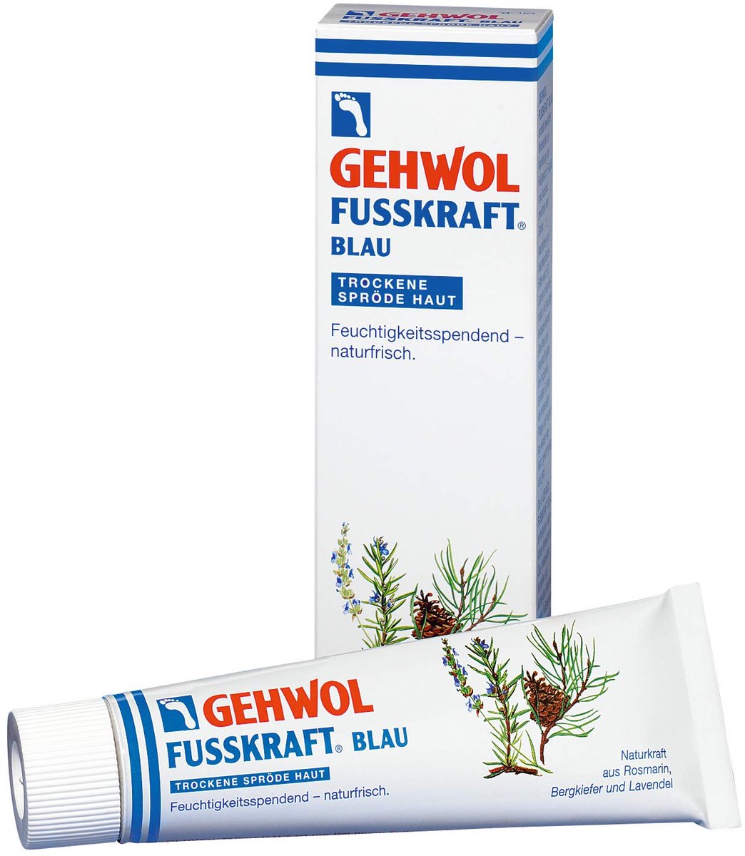 Dailygoods - Fusskraft Blue Voetcrème voor droge en ruwe huid, 125 ml
