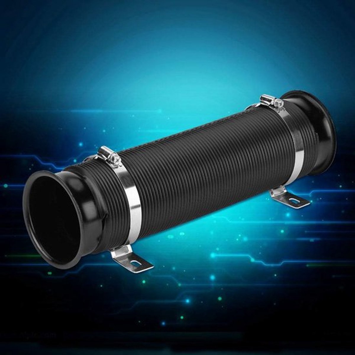 Luchtinlaatpijp Universele Flexibele 3 Inch - Inlaatslang - Turbo Connector - Uitschuifbaar tot 80 cm - Verbeterde Motorprestaties - Eenvoudige Installatie