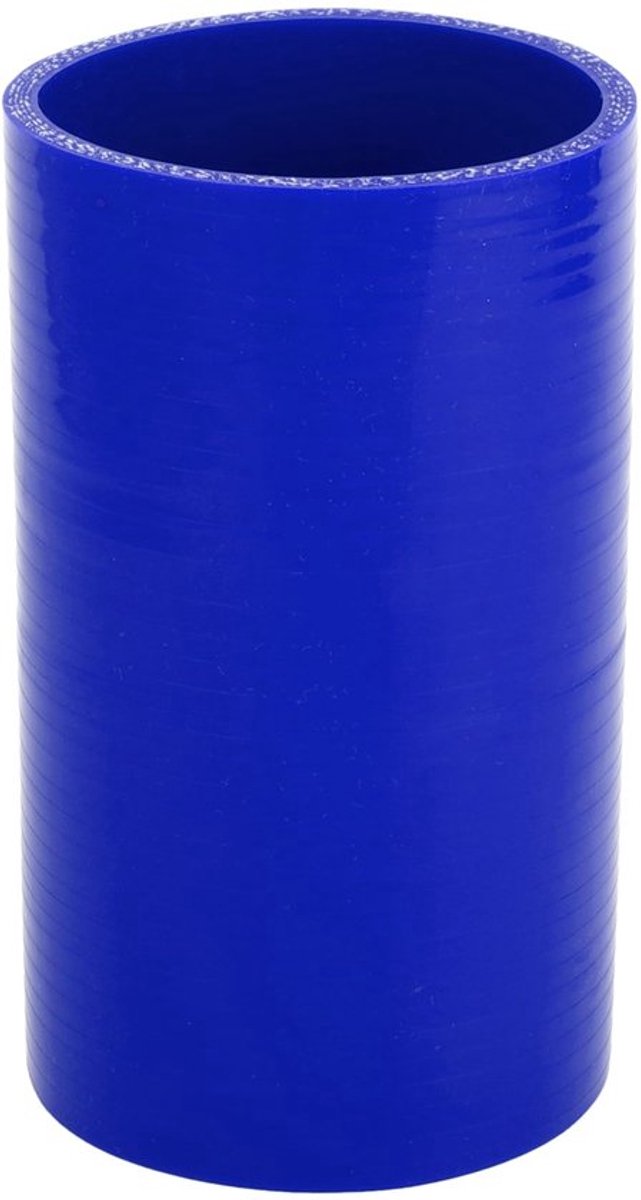 Koelslang Siliconen 80 mm Binnendiameter - 150 mm Lengte - Meerlaags Weefsel - Temperatuurbestendig tot 300 °C - Universeel - Blauw - Siliconenslang