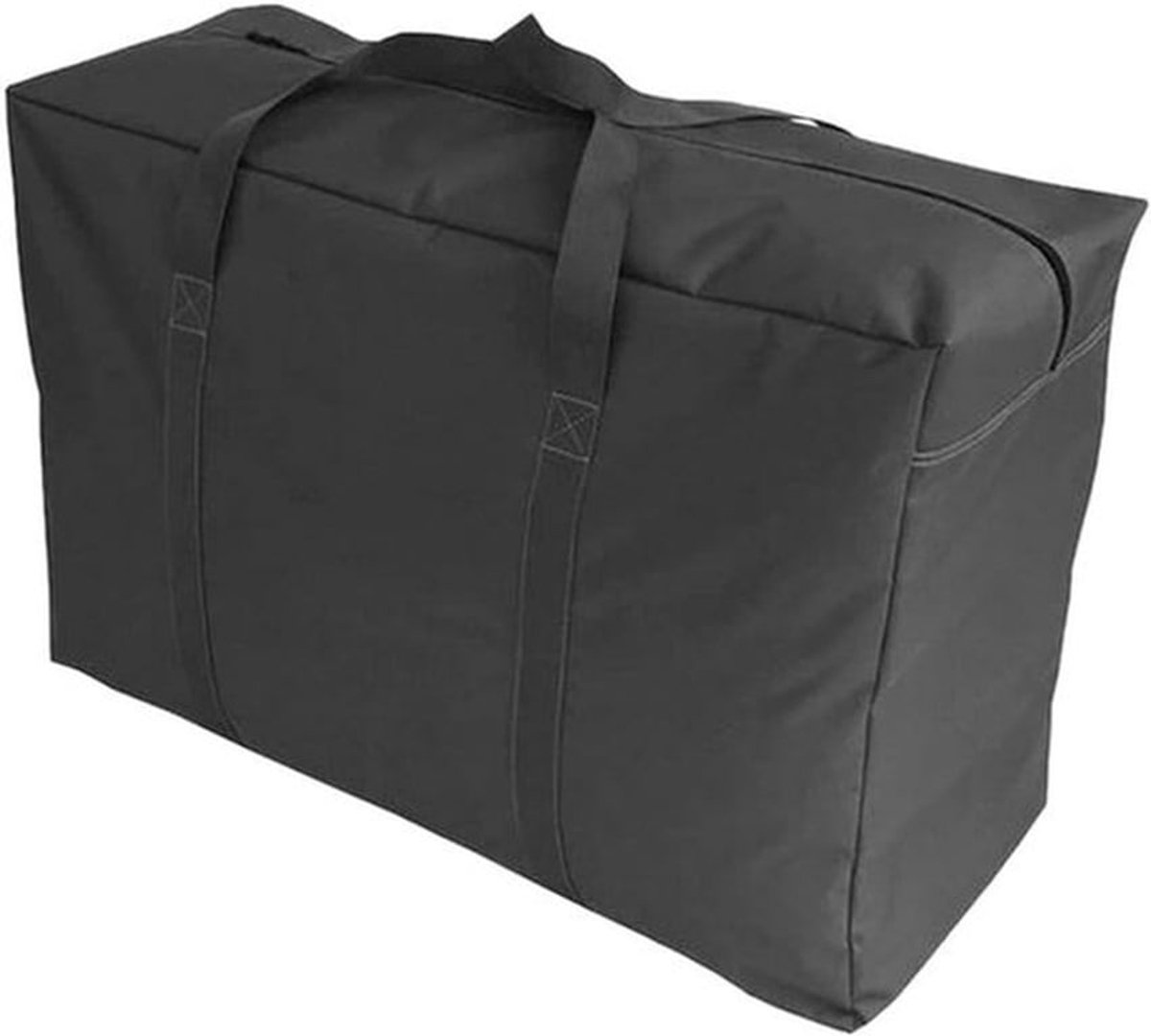 Opbergdoos - organizer - 100 liter - waterdichte - oxford-transporttas - reizen - verhuizing - kledingkast - waterdicht - scheurvast - robuust - 85 x 55 x 33 cm - zwart