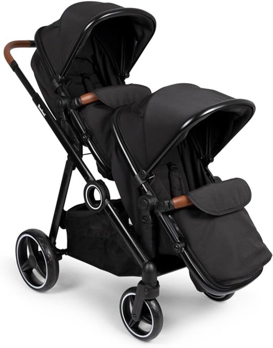 Voetenzak Kinderwagen - Slaapzak Kinderzitje - Baby Warm Houden - Speciaal Gemaakt - 45 x 43 x 8 cm - Zwart — afbeelding 5