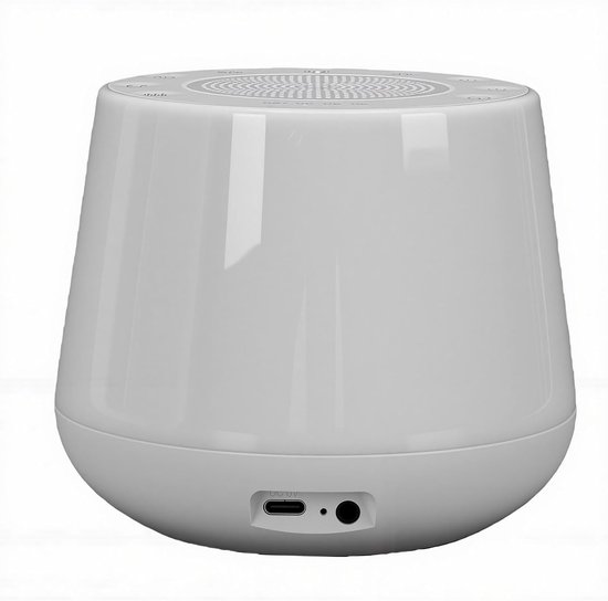 Witte Ruis Machine - Geluidsmachine Slaap - Ontspannen Slapen - 32 Rustgevende Geluiden - 52 mm 3W - Wit — afbeelding 5