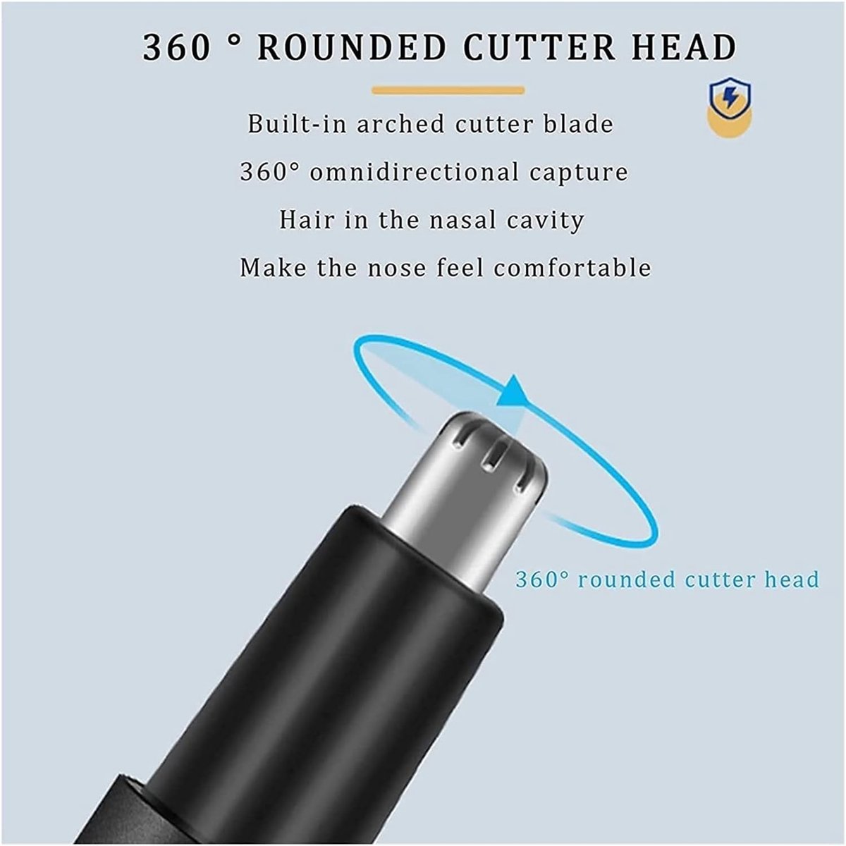 Neus Oor Haar Trimmer - Gezichtsreiniger Clipper - Pijnloos Groomen - Ronde Roestvrijstalen Messen