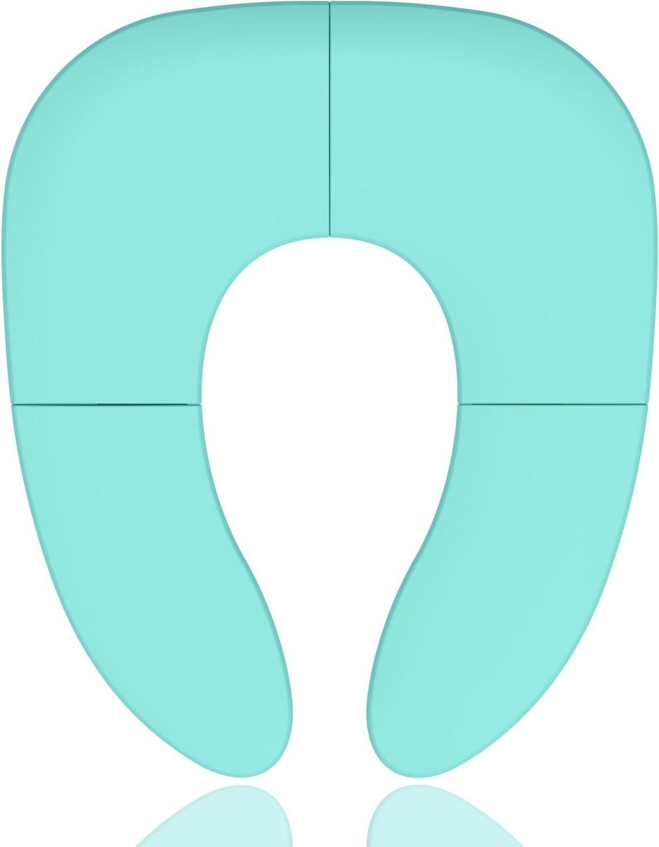 Opvouwbare Potty - Toiletbril Peuter - Zindelijkheidstraining Onderweg - Veilig PP Materiaal - 36 x 29 cm - Blauw