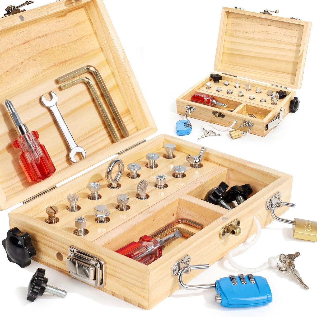 Dailygoods - Montessori Speelgoed Gereedschapskist voor Kinderen 3-5 Jaar