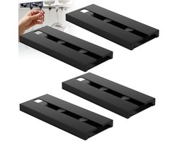 Dailygoods - Wine Glass Holder, 4 Pcs Wine Glass Rack Hanging Glass Rack Glass Holder Wine Glass Stand for Bar Tables Kitchens Cabinet Inserts Punch Free