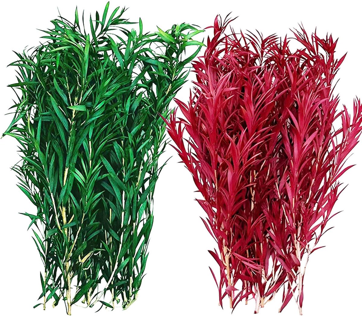 Dailygoods - Statische Gras Tufts voor Modelspoor - Groen en Rood