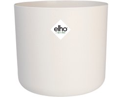 Elho B.for Soft Rond 22 - Bloempot voor Binnen - 100% gerecycled plastic - Ø 22.3 x H 20.4 cm - Wit