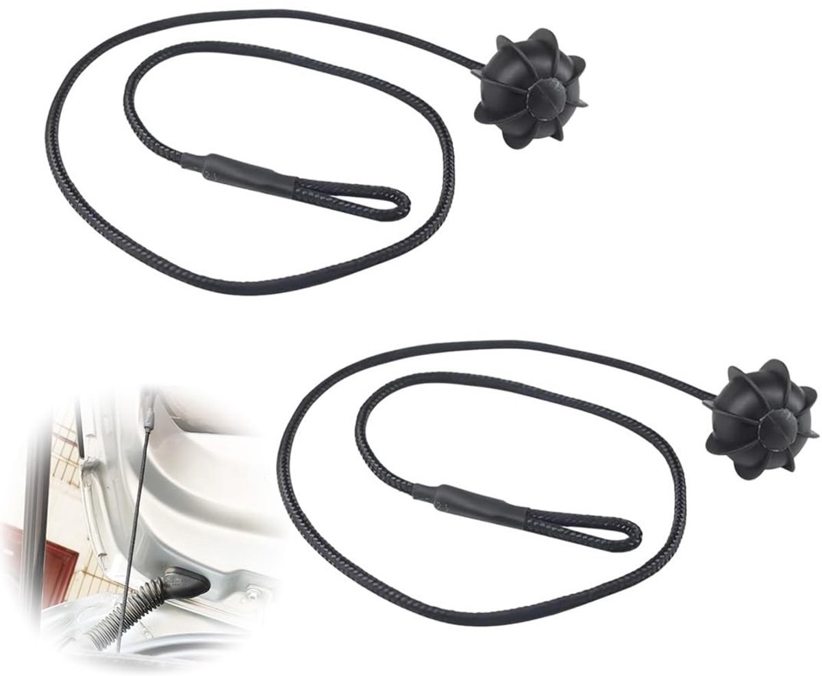 Dailygoods- Bevestigingsriemen 2 Stuks - Scheurbestendig Nylon Touw - Universeel voor Auto - Kofferbak/Interieur - Betrouwbaar en Veilig - Eenvoudig te Installeren - Kofferbaktouw