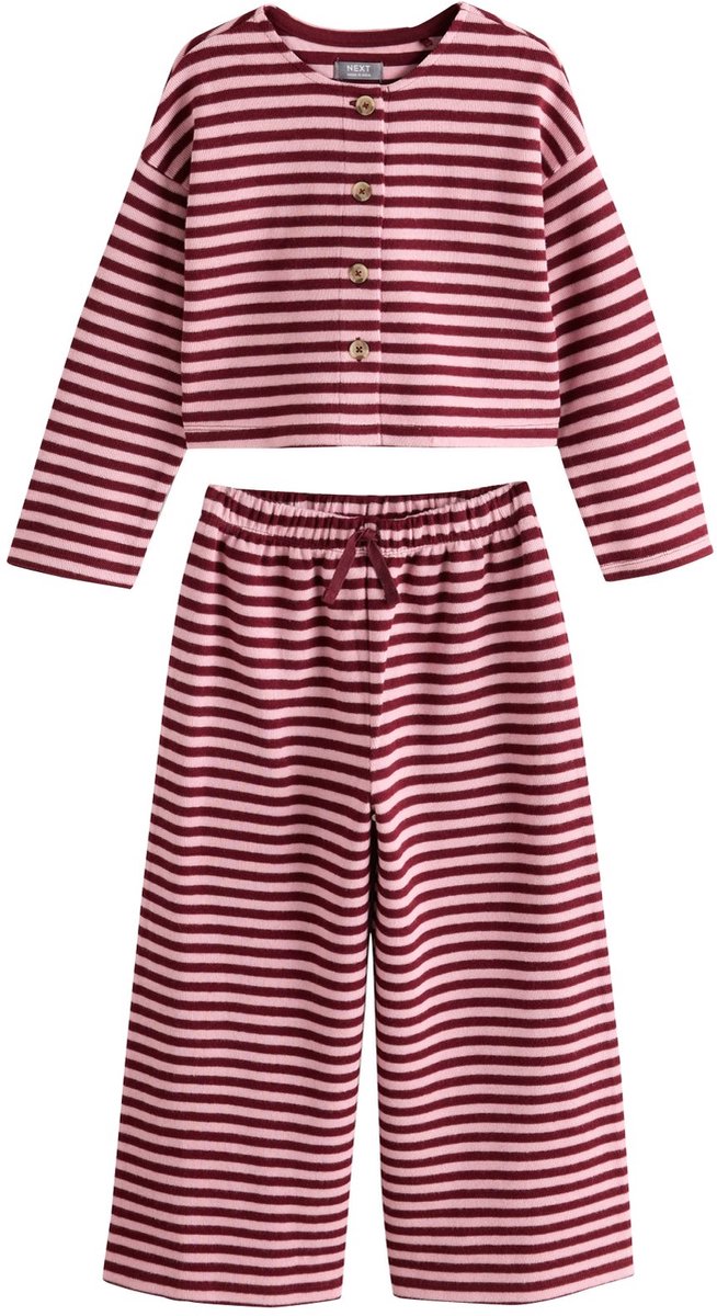 Next - Meisjes - Set van gestreepte vesten - Roze