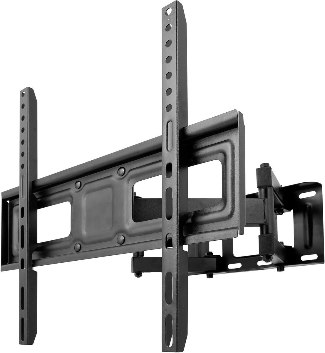 TV muurbeugel - Televisiehouder wandmontage - Comfortabel TV kijken - Twee draaibare armen - 25-70 inch - Zwart