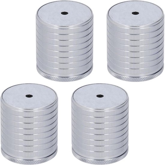 Meubelverhogers - Bedverhogers Tafelpootsteunen - Meubels Verhogen - Verstelbare Hoogte - 43-75 mm - Grijs — afbeelding 2
