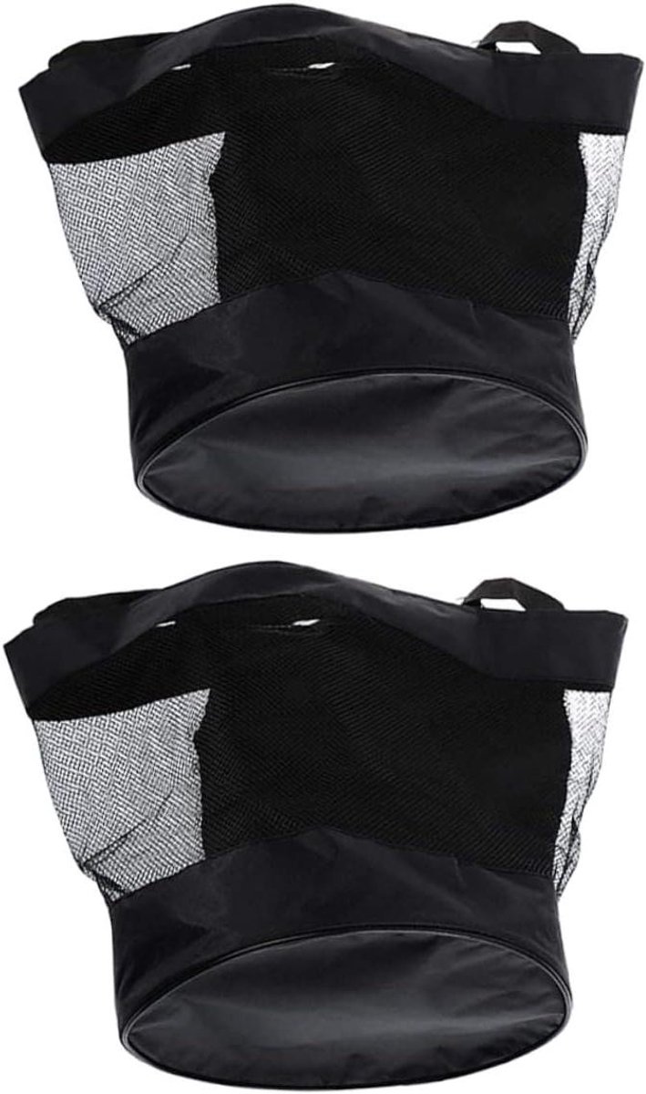 Sportballen Opbergtas - Bal Tassen Net - Sporten Organiseren - Verstelbare Schouderriem - 32x20cm - Zwart