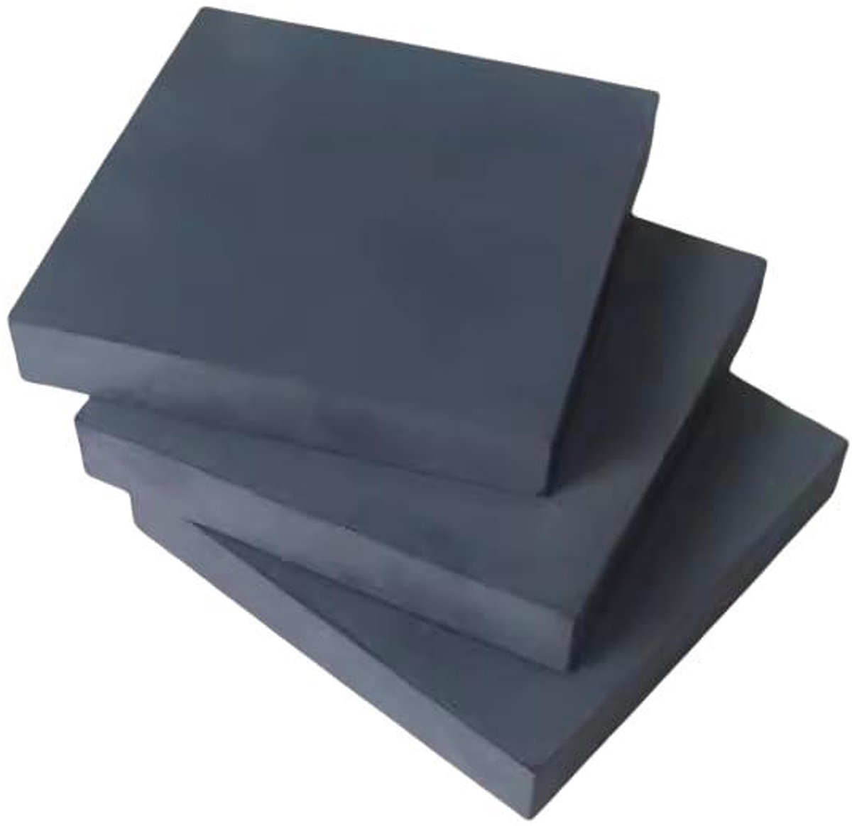 Keramische Plaat - Boorcarbide Materiaal - Wetenschappelijk Onderzoek - Hoge Hardheid Sterkte - 50x50mm - Zwart