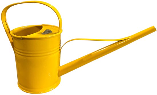 Dutchlander metalen gieter 1,5 liter - thermisch verzinkt - meloengeel -...